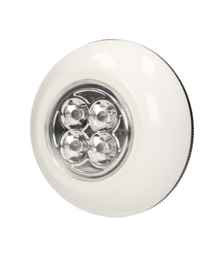 Bateryjna lampka 4 LED samoprzylepna 3xAAA