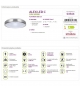 Plafoniera SMD LED ALEX LED C 24W 4000K IDEUS 03564