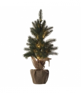 Dekoracje - 20 LED choinka 52 cm 3x AA IP20, ciepła biel, timer EMOS Lighting DCTW01