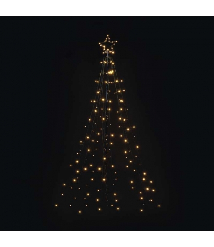 Dekoracja ogrodowa - 180 LED choinka 180 cm, ciepła biel, IP44, timer EMOS Lighting DCTW02