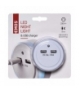 Lampka nocna 3× LED do gniazdka 230V, 2× USB, czujnik PIR EMOS P3313