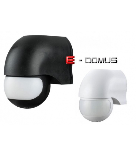 Czujnik ruchu 180°, IP44, 1200W do LED