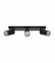 Oprawa ścienno-sufitowa MANAM GU10 3L BLACK IDEUS 03765