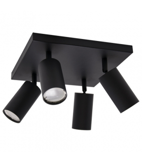 Oprawa ścienno-sufitowa MANAM GU10 4D BLACK IDEUS 03766