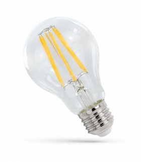 LED GLS E-27 230V 9W FILAMENT COG neutralna CLEAR SPECTRUM WOJ+14339
