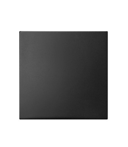 ARIA K-1U/33 Klawisz łącznika jednobiegunowegom schodowego Czarny metalik