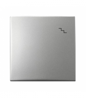 ARIA K-3U/18 Klawisz łącznika schodowego Srebro