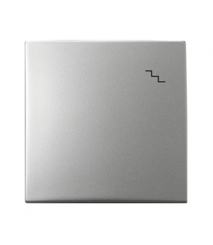 ARIA K-3U/18 Klawisz łącznika schodowego Srebro