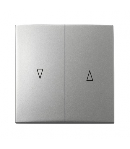 ARIA K-7U/18 Klawisz łącznika żaluzjowego Srebro