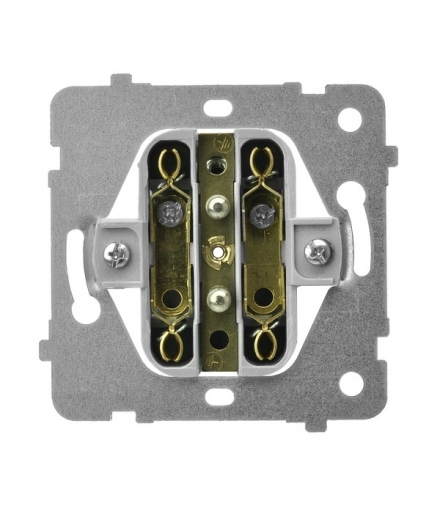 ARIA M1GP-2URZ/G Mechanizm gniazda podwójnego do ramki z uziemieniem Biały