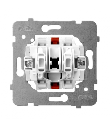 ARIA M1ŁP-10/B Mechanizm łącznika podwójnego schodowego Biały