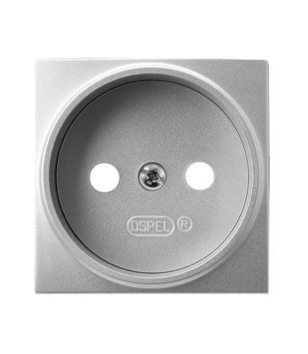 ARIA PGP-1U/18 Pokrywa gniazda pojedynczego Srebro