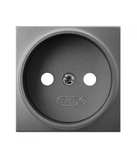 ARIA PGP-1U/70 Pokrywa gniazda pojedynczego Szary mat