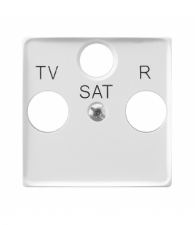 ARIA PGPA-US/00 Pokrywa gniazda RTV-SAT końcowego Biały