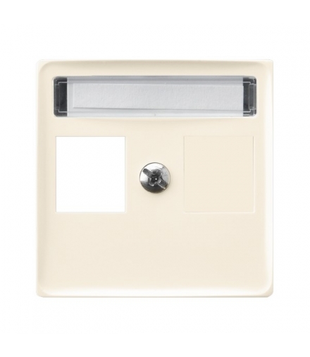ARIA PGPK-1U/27 Pokrywa gniazda pojedynczego prosta typu Keystone Ecru