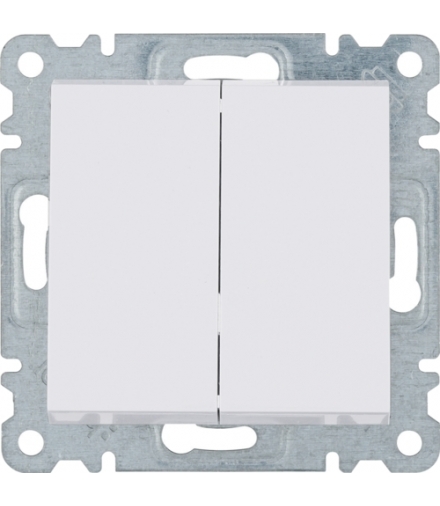 lumina Łącznik seryjny/świecznikowy, biały Hager WL0040