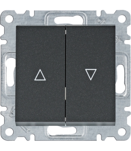 lumina Łącznik żaluzjowy bistabilny, czarny Hager WL0313