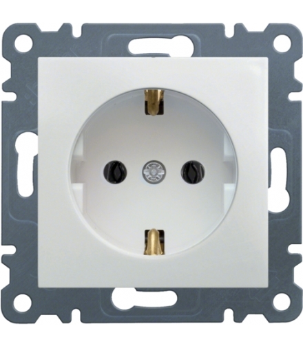 lumina Gniazdo SCHUKO, biały Hager WL1050