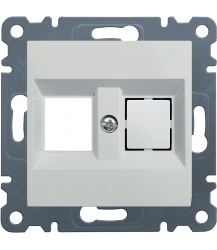 lumina Płytka podwójna Keystone Jack, biały Hager WL2320