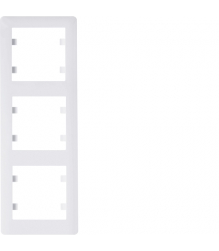 lumina soul Ramka 3-krotna pionowa, biały Hager WL5130
