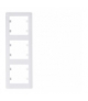 lumina soul Ramka 3-krotna pionowa, biały Hager WL5130