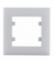 lumina intense Ramka 1-krotna, srebrny Hager WL5512