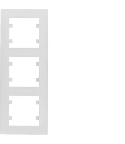 lumina intense Ramka 3-krotna pionowa, biały Hager WL5630