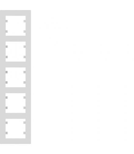 lumina intense Ramka 5-krotna pionowa, biały Hager WL5650