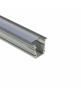 PROFIL ALUMINIOWY WOJDEEP Z OSŁONĄ MLECZNĄ 2MB KLOSZ B WOJ+03213