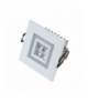 FIALE 4LED 4X1W 30ST 230V SQUARE Z RAMKĄ CZERWONĄWW OCZKA LEDOWE SLI021017WW_RED