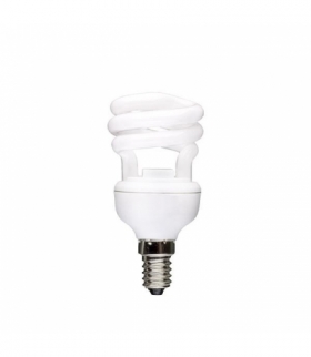 ŚWIETLÓWKA KOMPAKTOWA E-14 11W 8000H HALF SPIRAL T2 SPECTRUM WOJ+21152