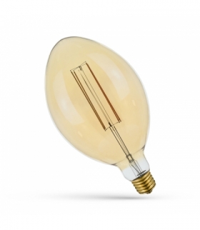 LED WĘGLOWA E-40 6W/230V BT180 BIG COG GOLD KPL. Z OPRAWKĄ SPECTRUM WOJ+14031_KPL