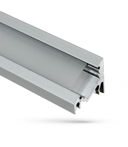 PROFIL ALUMINIOWY WOJCORNER Z OSŁONĄ MLECZNĄ 2MB KLOSZ B WOJ+02078