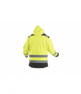 ARGEN kurtka ostrzegawcza softshell z kapturem żółty S