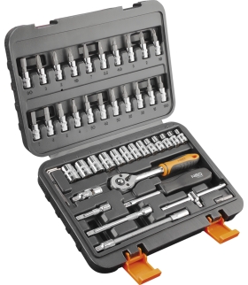 Klucze Nasadowe ZESTAW 46 elementów 08-660 NEO