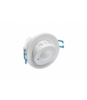 Czujnik mikrofalowy ruchu CM-15, AC220-240V,50/60Hz,360°,IP20,współpracuje z LED,wpuszczany,biały