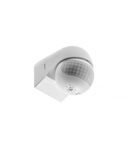 Czujnik ruchu CR-13, max 800W, AC220-240V, 50/60Hz, kąt działania 180*, zasięg 12m ± 1,8- 2,5m, IP44