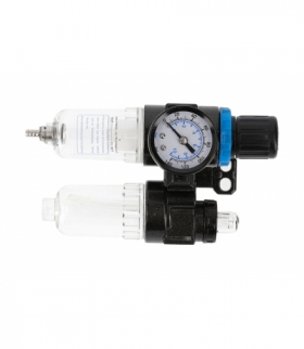 Filtr, naolejacz, z manometrem 1/4", 25/15 ml