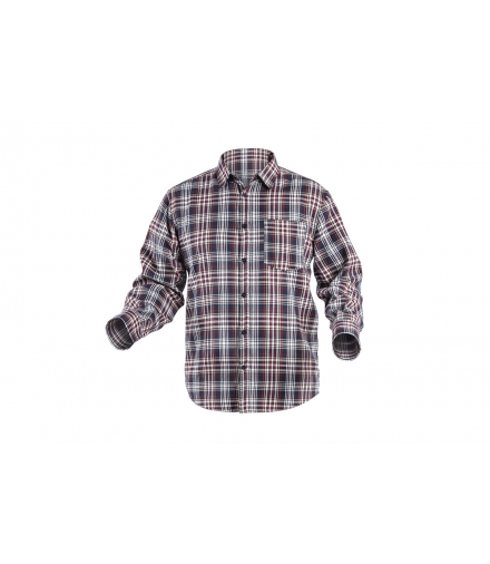 ILLER koszula granat czerwony krata 2XL