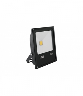 INNOVO Naświetlacz LED, 10W, AC220-240V, 50/60Hz, IP65, 600 lm, 87 mA, CIEPŁA BIAŁA, CZARNY