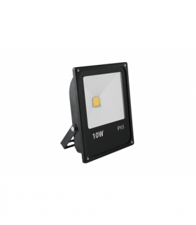 INNOVO Naświetlacz LED, 10W, AC220-240V, 50/60Hz, IP65, 650 lm, 87 mA, ZIMNA BIAŁA, CZARNY