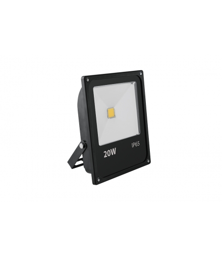INNOVO Naświetlacz LED, 20W, AC220-240V, 50/60Hz, IP65, 1200 lm, 174 mA, CIEPŁA BIAŁA, CZARNY