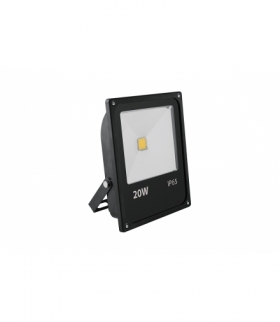 INNOVO Naświetlacz LED, 20W, AC220-240V, 50/60Hz, IP65, 1300 lm, 174 mA, ZIMNA BIAŁA, CZARNY