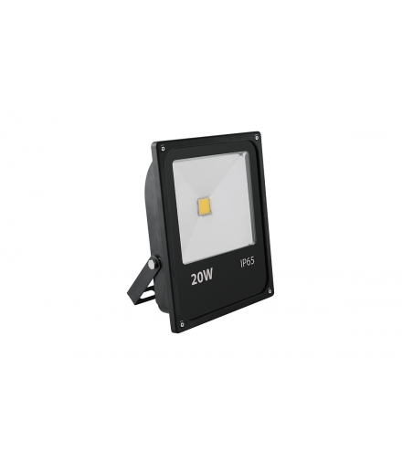 INNOVO Naświetlacz LED, 20W, AC220-240V, 50/60Hz, IP65, 1300 lm, 174 mA, ZIMNA BIAŁA, CZARNY