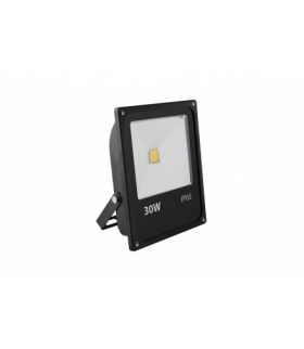 INNOVO Naświetlacz LED, 30W, AC220-240V, 50/60Hz, IP65, 2000 lm, 145 mA, CIEPŁA BIAŁA, CZARNY