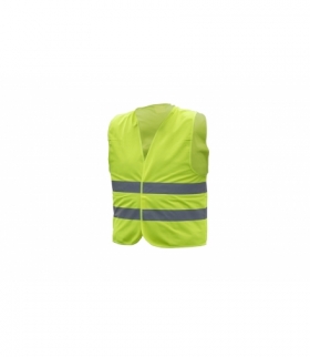 Kamizelka ostrzegawcza odblaskowa żółta, 3XL