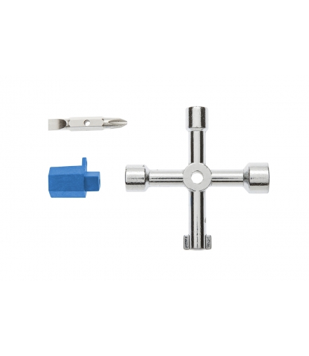 Kluczyk uniwersalny do szafek, 6 końcówek