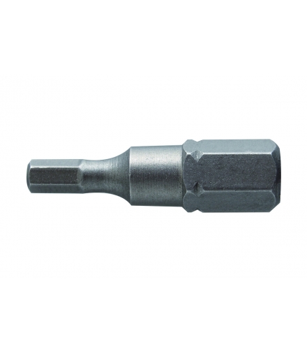 Końcówki wkrętakowe HEX3, HEX4 Mix 25mm, stal S2, 2 szt