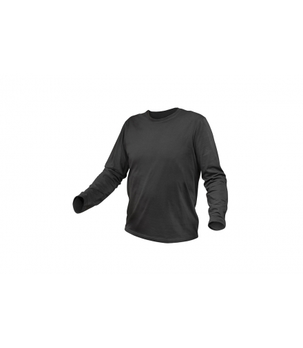 Koszulka dł.rękaw bawełniana, grafitowy, M