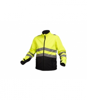 Kurtka softshell ostrzegawcza L